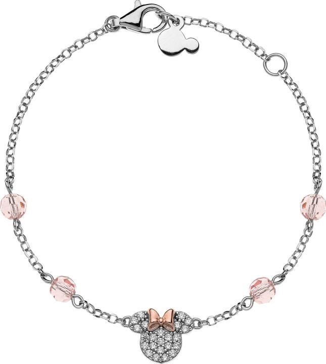 Disney Charming Silver Minnie Mouse Bracelet BS00010TZWL-55 (14 cm, 925er Silber)