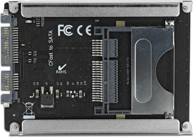 Produktbild Delock Kartenleser (2.5" ) (CFast Card Typ I, CFast Card Typ II) (SATA)