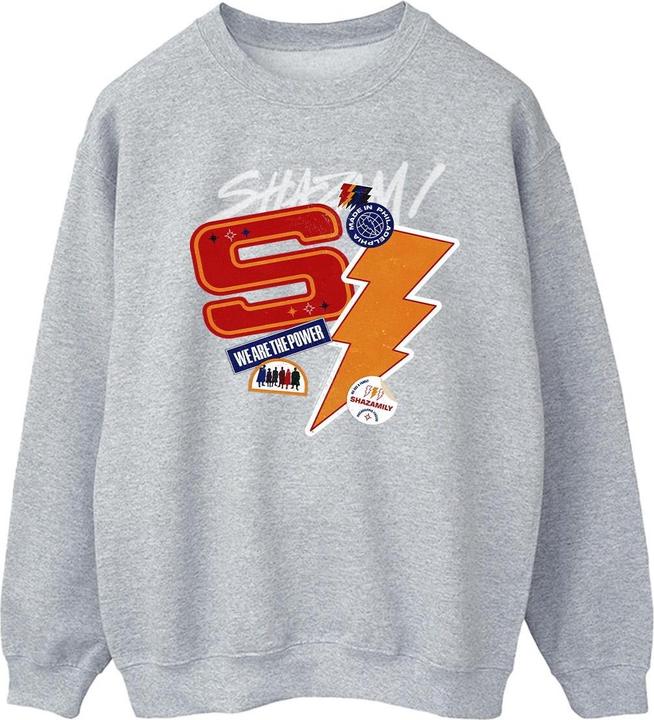 Shazam Fury Of The Gods Sticker Spam Sweatshirt (M)