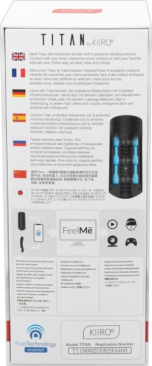 Actual product image Kiiroo Titan Interactive Stroker