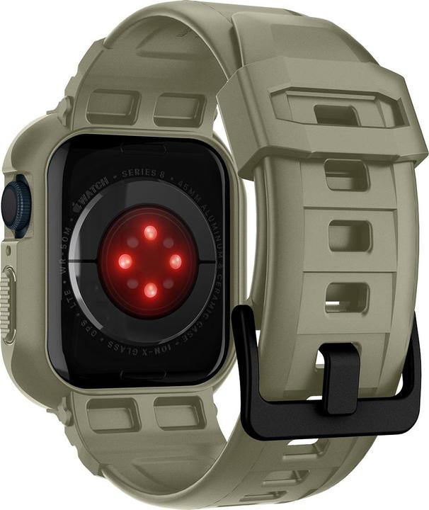 Produktbild Spigen RUGGED ARMOR?PRO? APPLE WATCH 4 / 5 / 6 / 7 / 8 / SE (44 / 45 MM) VINTAGE KHAKI (44 mm, 45 mm, Thermoplastisches Polyurethan (TPU))