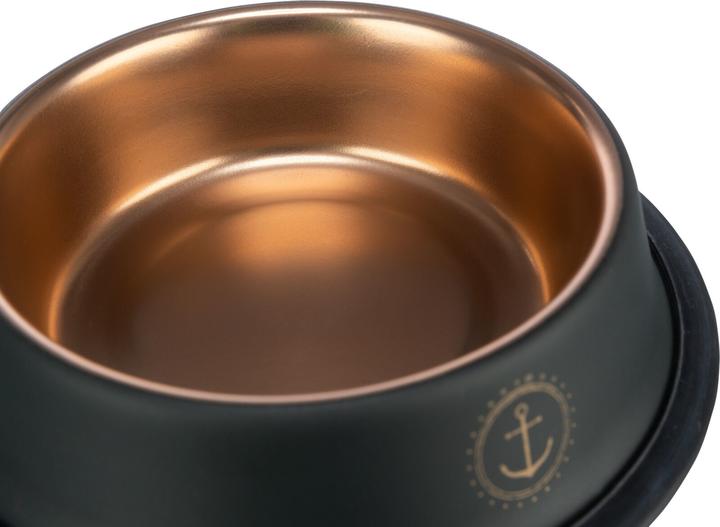 Produktbild Trixie Edelstahlnapf BE NORDIC 0.9 l, ø 23 cm, Schwarz/Bronze (0.90 l)