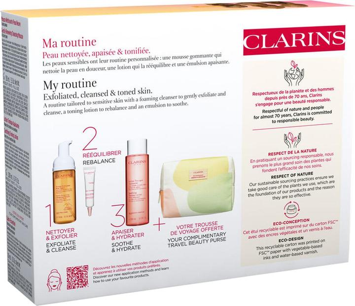 Actual product image Clarins Value Pack Premier Cleanser Sensitive (Cleaning cloths, 200 ml)