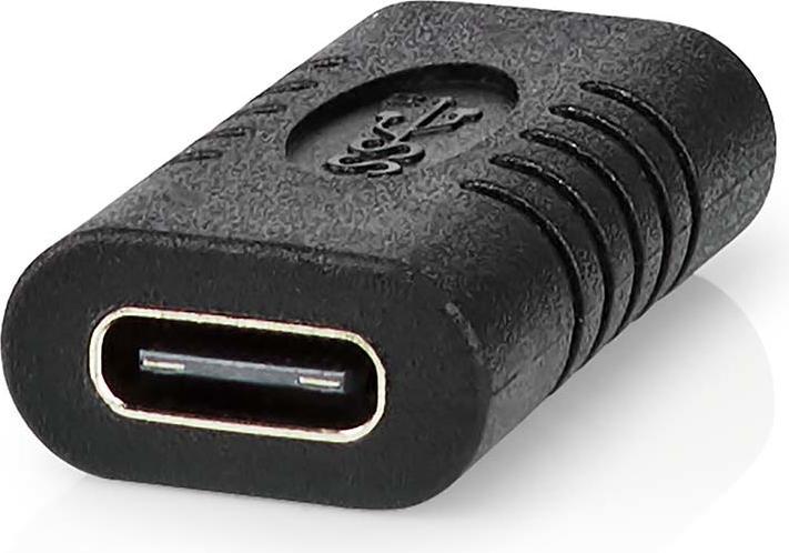 Image du produit Nedis Adaptateur USB-C™ | USB 3.2 Gen 2 | USB-C™ femelle | USB-C™ femelle | 4K@60Hz | 10 Gbps | Nickelé (2 m, USB 3.2 Gen 2)