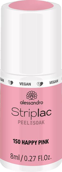 Alessandro Striplac Peel or Soak - Happy Pink (Pink, Rosa, Abziehbarer Nagellack)