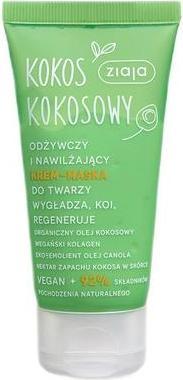 Actual product image Ziaja Coconut Nourishing And Moisturizing Face Cream-Mask 50ml (50 ml)