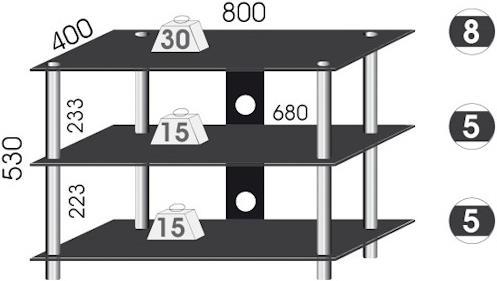 Produktbild Audioraq Economic Line 8053 (80 x 40 x 53 cm)