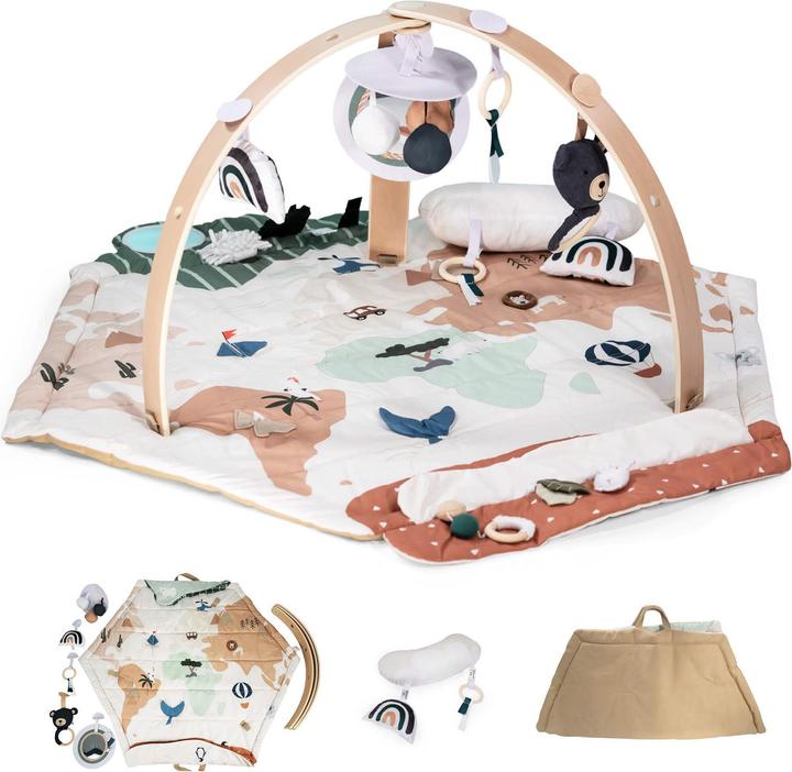 Actual product image BabyGo Bianca World play mat
