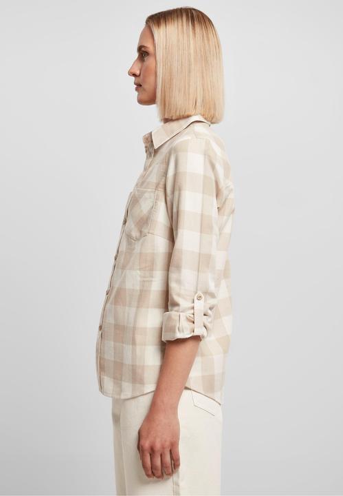 Immagine prodotto Urban Classics Camicia a maniche lunghe a quadri con risvolto (XS)