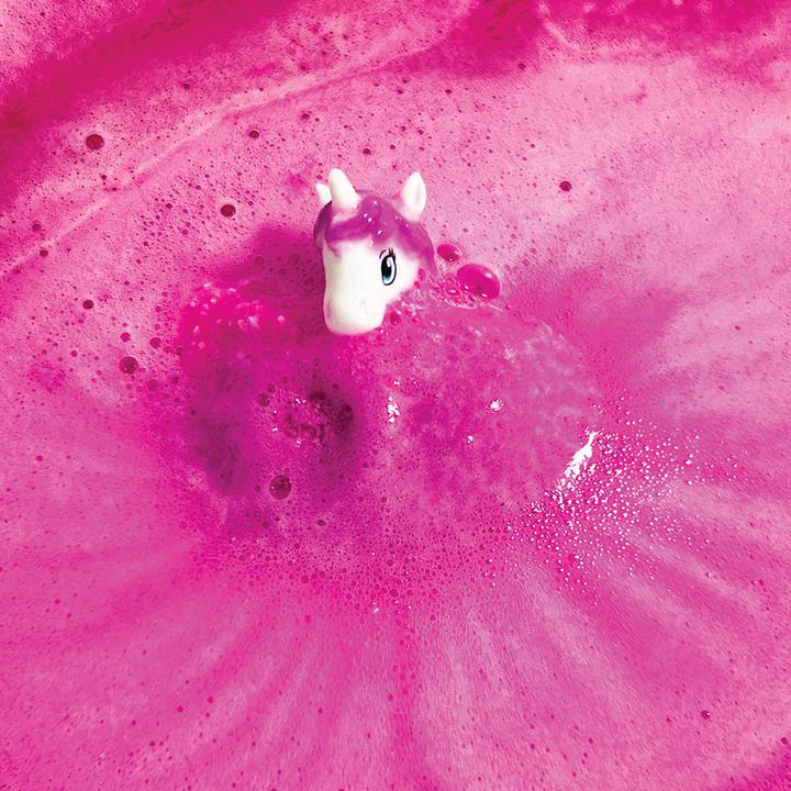 Actual product image Zimpli Kids Unicorn Surprise Baff Bombz – 6 Fizzy Bath Bombs with Collectible Figures, Skin Safe (Bath truffles)