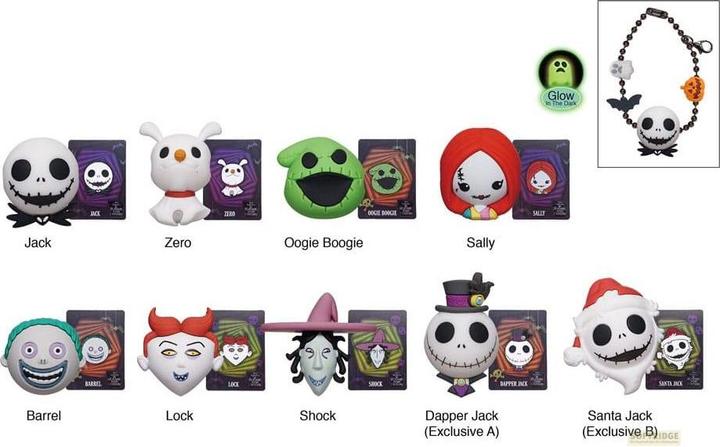 Actual product image Monogram Int. Nightmare before Christmas PVC bag tag display (24)
