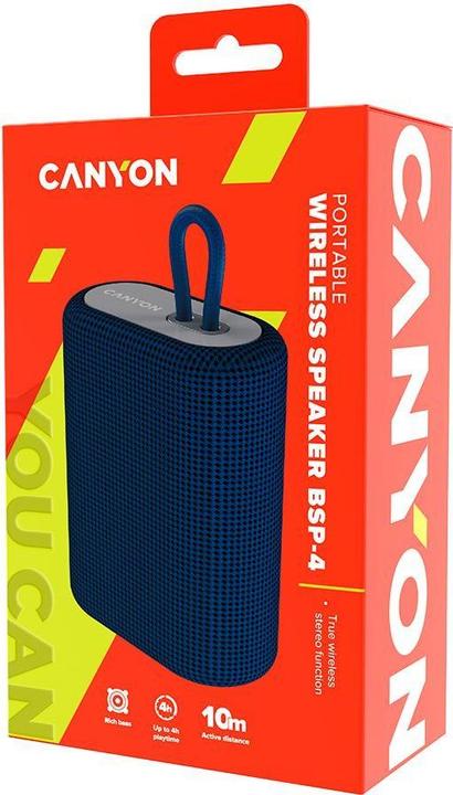 Produktbild Canyon Bluetooth speaker BSP-4 5W (4 h, Batteriebetrieb)