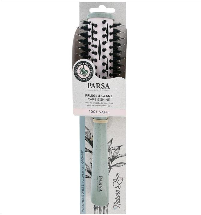 Actual product image Parsa Beauty Round brush Organic Medium Mint