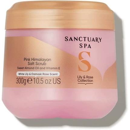 Immagine prodotto Giglio e Rosa Scrub Corpo Esfoliante al Sale Rosa dell'Himalaya con Vitamina E e Olio di Mandorle