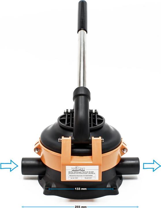 Produktbild Wiltec Handpumpe Wasserpumpe manuell Stahlhebel rostfrei Gartenpumpe Pumpe Wasser (Gartenpumpe)