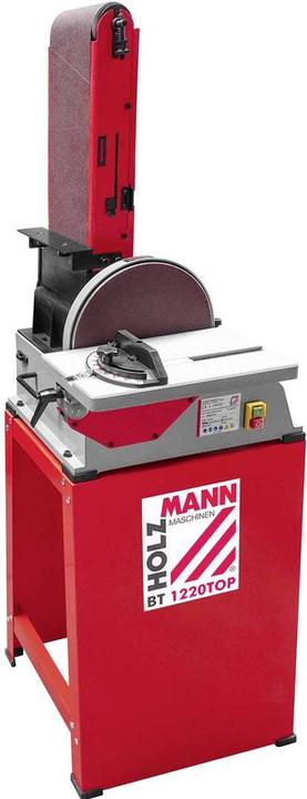 Produktbild Holzmann BT1220TOP 230V BT1220TOP 230V Band- und Tellerschleifer 750W 254mm (Tellerschleifer, 750 W)