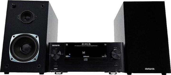 Immagine prodotto Aiwa MSBTU-500 Sistema stereo Bluetooth®, AUX, CD, USB, FM, 50W Nero (Bluetooth, Lettore CD, 1x 50 W)