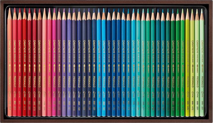 Actual product image Caran d'Ache Prismalo Aquarelle Holzkoffer (Multicoloured, Wood, 80 x)