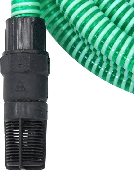 Actual product image VidaXL Saugschlauch mit PVC-Anschlüssen Transparent 1" 10 m PVC Schlauch (10 m, 26 mm)
