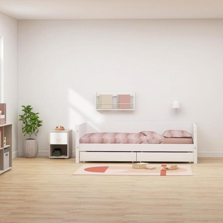 Produktbild Flexa Bett White mit 2 Schubkasten (90 x 200 cm)