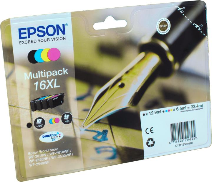 Actual product image Epson 16XL DuraBrite Ultra (M, C, Y, FC)