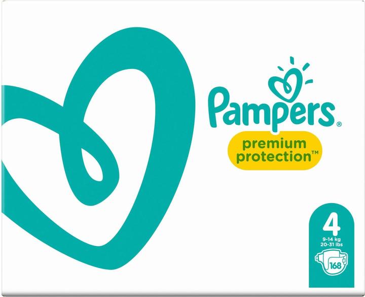 Actual product image Pampers Premium Protection (Size 4, Monthly box, 168 Piece)