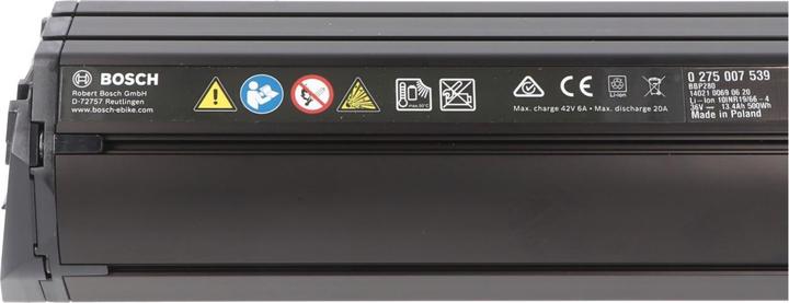 Image du produit Bosch eBike PowerTube 500 BBP280 / horizontal (500 Wh, Batterie pour vélo électrique)