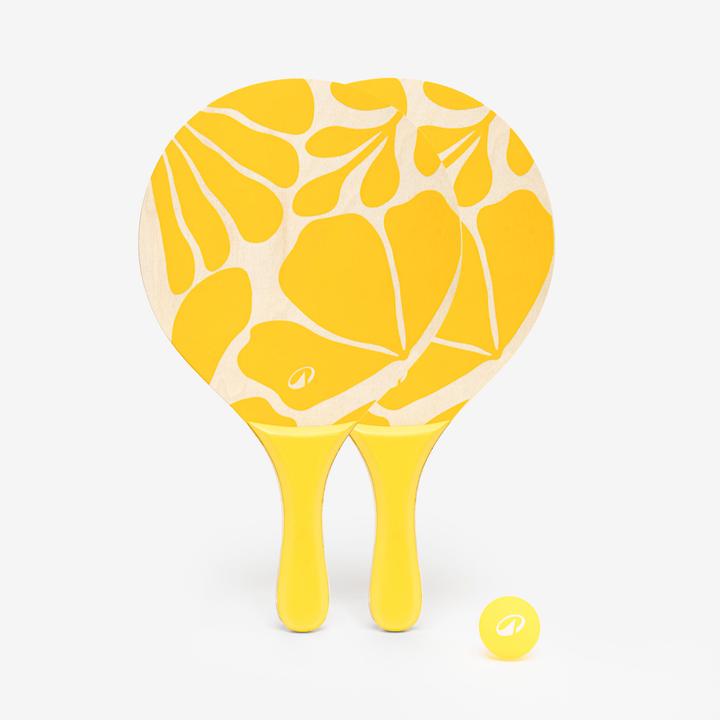 Produktbild Decathlon Beachtennis Set - Woody Racket 2 Schläger gelb