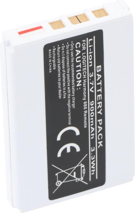 Actual product image Logitech Akku Harmony 900, 880, 885, 890, 720 (1 pcs., Device specific, 900 mAh)