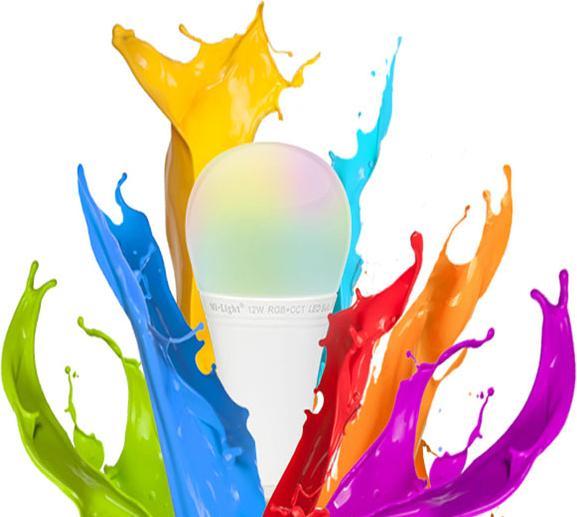 Immagine prodotto Milight Lampadina LED RGB+KW/WW 12W con radiocomando CCT (E27, 12 W, 1100 lm, 1 x, F)