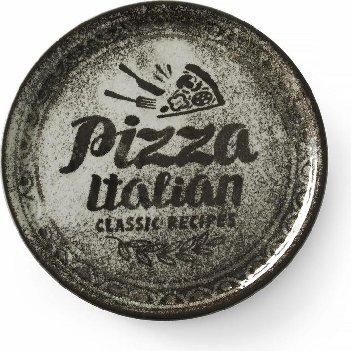 Produktbild Hendi Pizzateller Recipe Collection Schwarz (1 x, 33 cm)