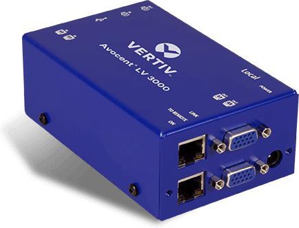 Actual product image Vertiv Avocent LongView dual VGA USB audio CATx 300M
