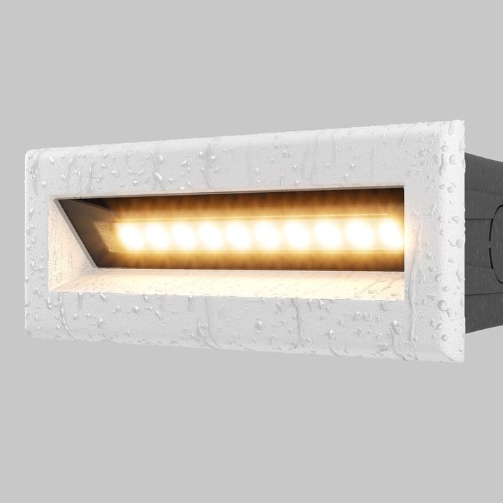 Produktbild Maytoni Bosca LED Treppenbeleuchtung 5W Weiss IP65 Warmweiss (400 lm)