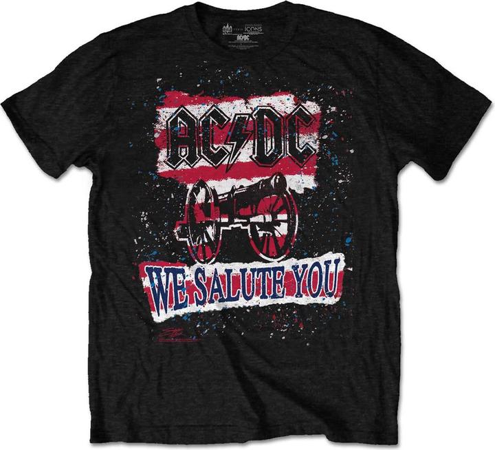 AC/DC We Salute You Stripe Mens (M)