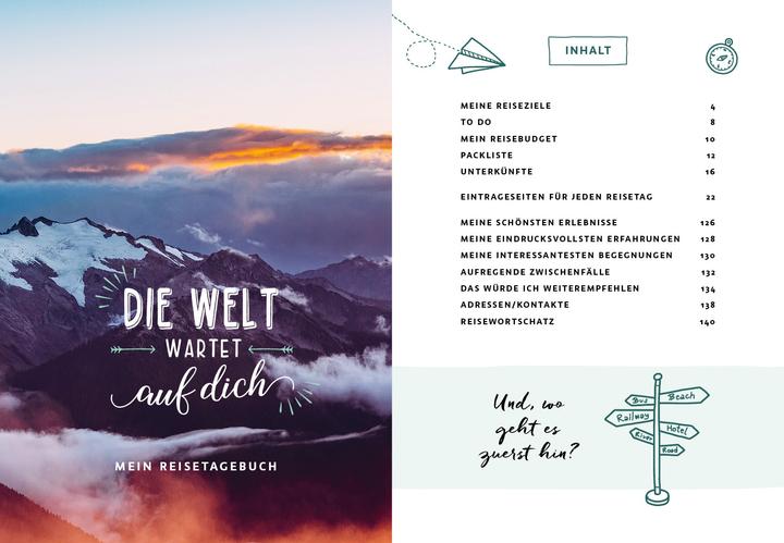 Produktbild Die Welt wartet auf dich – Mein Reisetagebuch (Deutsch, 2021)