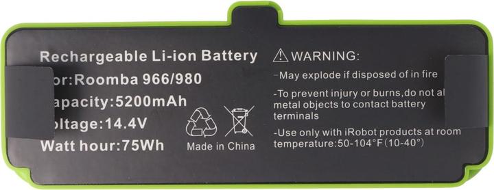 Immagine prodotto No Name Batteria Roomba 500, 510, 530, 531, 532, 535, 536, 540, 550, 552, 560, 562, 570, 580, 595, 600