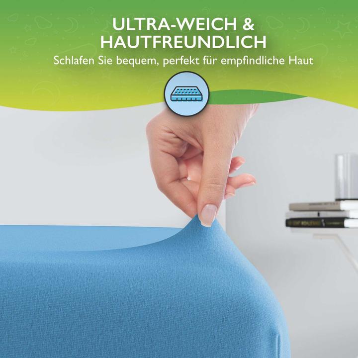 Actual product image Etérea Comfort Jersey Topper (200 x 200 cm, 200 x 220 cm)