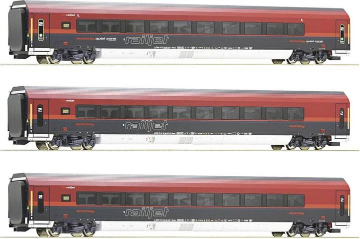 Roco 74041 H0 3er-Set Railjet der ÖBB (Spur H0)
