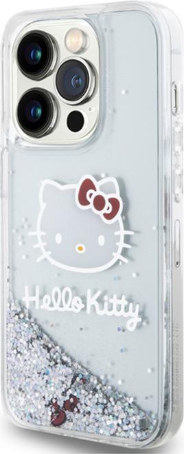 Image du produit Hello Kitty HKHCP13XLIKHET iPhone 13 Pro Max 6.7" srebrny/argent hardcase Liquid Glitter Charms Kitt (Apple iPhone 13 Pro Max)