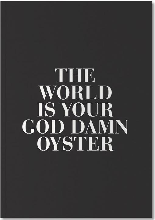 Immagine prodotto Juniqe Il mondo - Citazioni e slogan (A5, Nessuna, Copertina rigida)