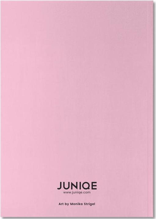 Actual product image Juniqe Snowdreamer Pink - Abstract & Geometric (A5, Lined)