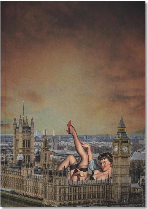 Actual product image Juniqe London Pinup - Retro (A5, Dotted, Hardcover)
