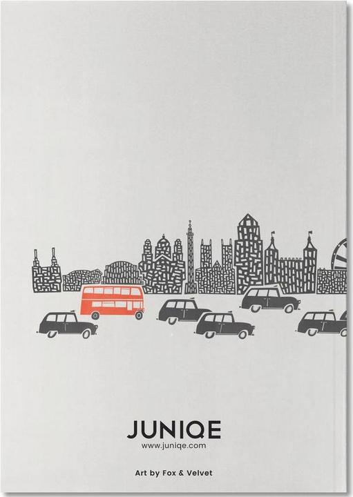 Actual product image Juniqe Panoramic London - London (A5, Plain, Hardcover)