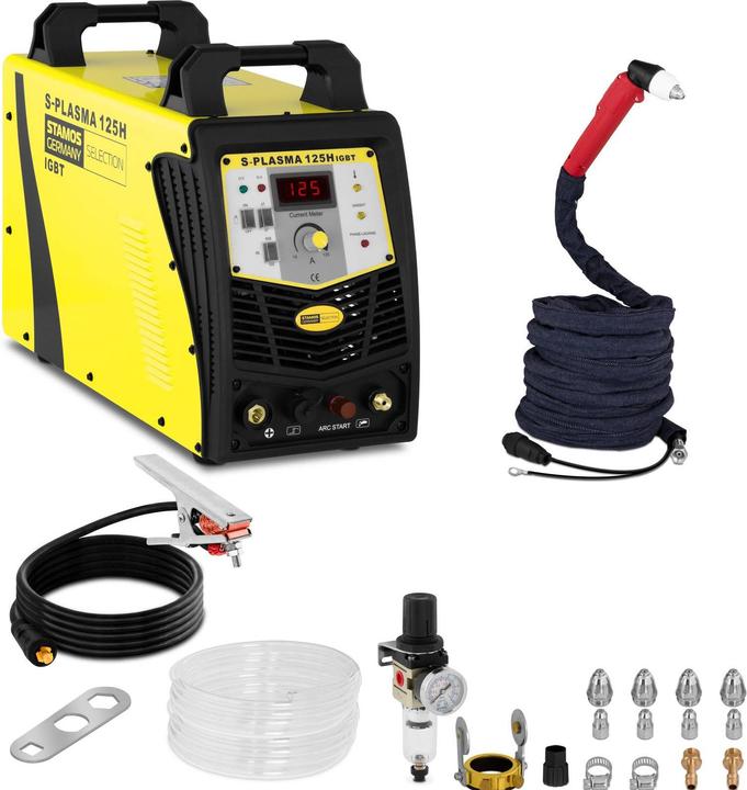 Actual product image Stamos Plasma Cutter - 125 A - 400 V - pilot arc