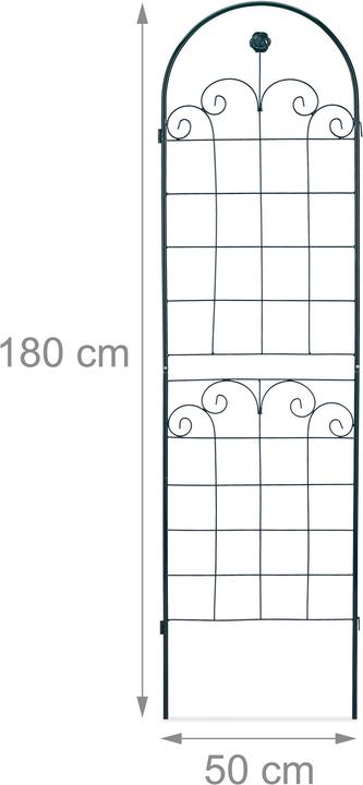 Actual product image Relaxdays Garden Trellis Set of 2 (1.50 cm, 50 cm)