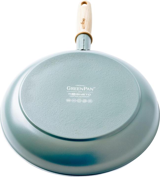 Produktbild Greenpan Mayflower hapjespan met deksel 24 cm - inductie - anti-aanbak - PFAS-vrij (Bratpfanne, Aluminium)