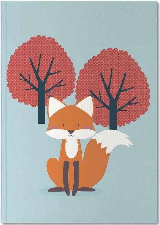 Image du produit Juniqe Foxy Friend - Renards (A5, À rayures)