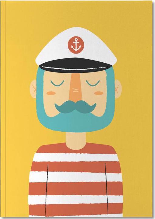 Image du produit Juniqe Ahoy Sailor - Portraits (A5, À rayures, Couverture rigide)