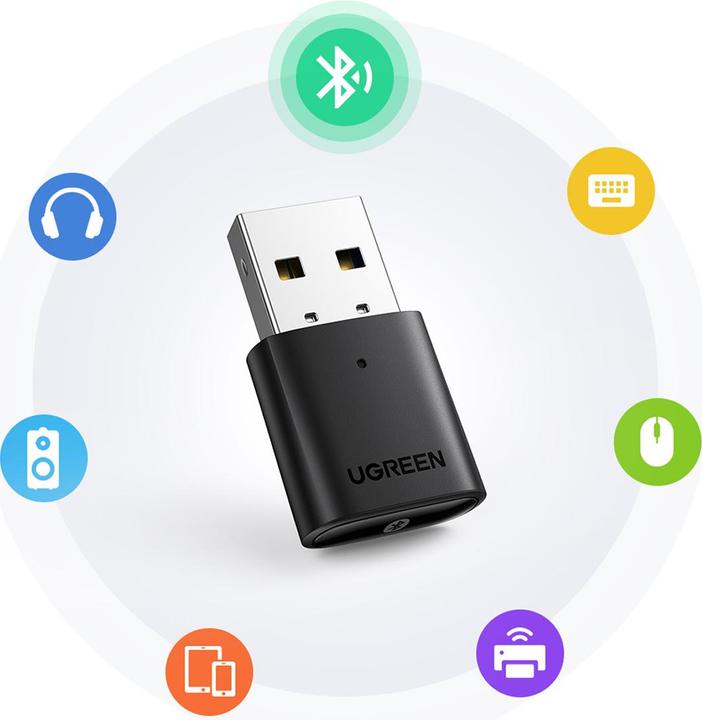 Immagine prodotto Ugreen Bluetooth 5.0 USB Adapter (Trasmettitore e ricevitore)
