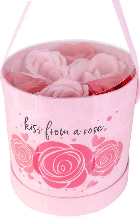 Immagine prodotto Accentra Coriandoli da bagno KISS FROM A ROSE in confezione regalo (riutilizzabile), 6 x 4 g, fragranza: